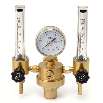 

Argon CO2 Gauge Pressure Regulator Mig Tig Flow Meter Control Valve Welding Gas Double Tube Bubble Counter Aquarium Flowmeter