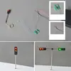 1/100 Scale LED Light City Traffic Light Model Building Sand Table Model Materials Miniature Child Educational Toys 5