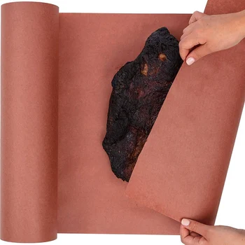 

New 45.7cmx53. Pink Kraft Butcher Paper Roll Food Grade Peach Wrapping Paper for Smoking Meat of All Varieties