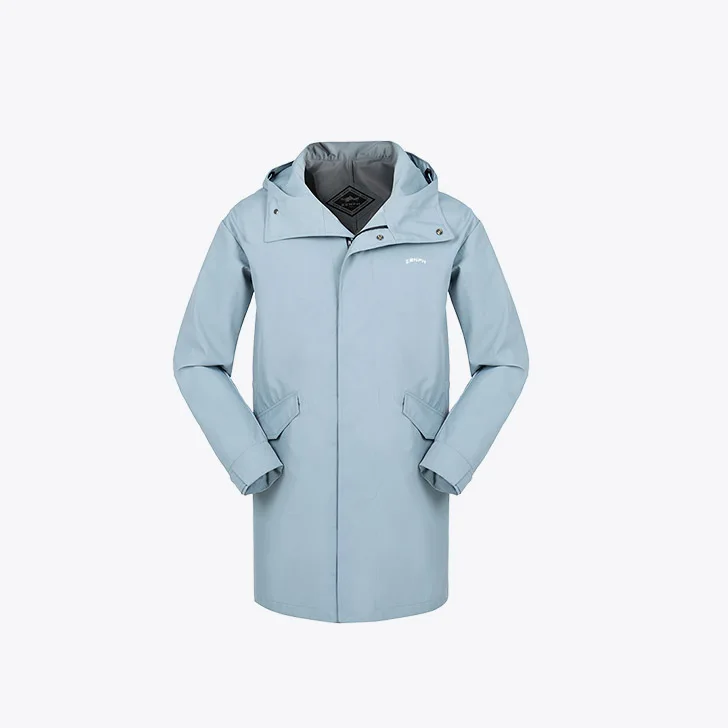 Zenph, зимние тренчи, пальто, спортивная куртка, для отдыха, ветрозащитная, водонепроницаемая, ветровка, куртка, однотонное пальто с капюшоном для мужчин или женщин - Цвет: Синий