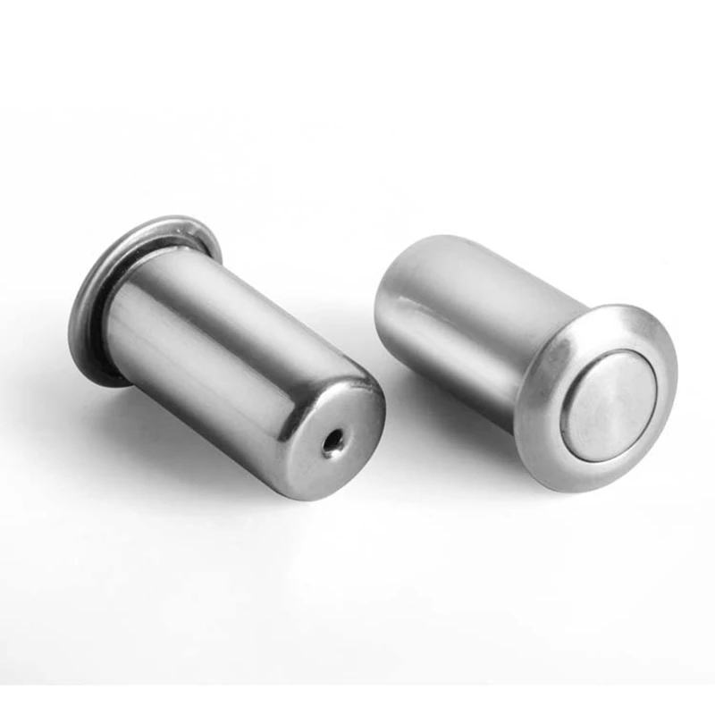 1PC Invisible Door Latch Concealed Latch For Stainless Steel Door With Accessories Door Latch