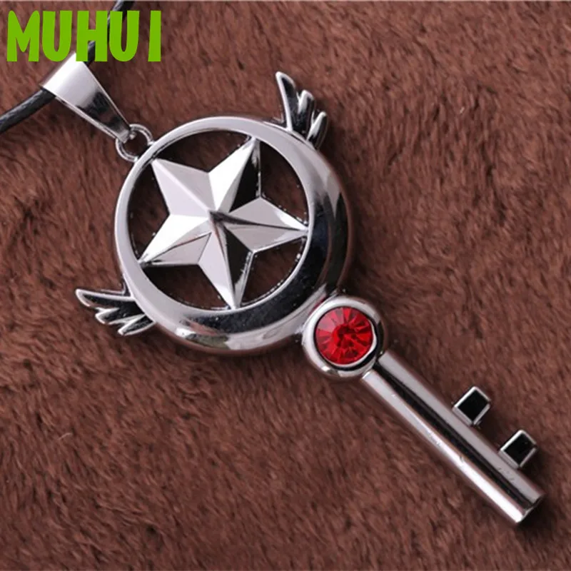 Бесплатная доставка Аниме карточка каптор Сакура волшебная палочка ожерелье