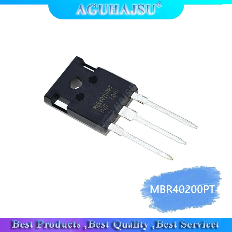 5pcs MBR40200PT TO-247 MBR40200 TO247 Schottky diode 40A 200V | Электронные компоненты и принадлежности