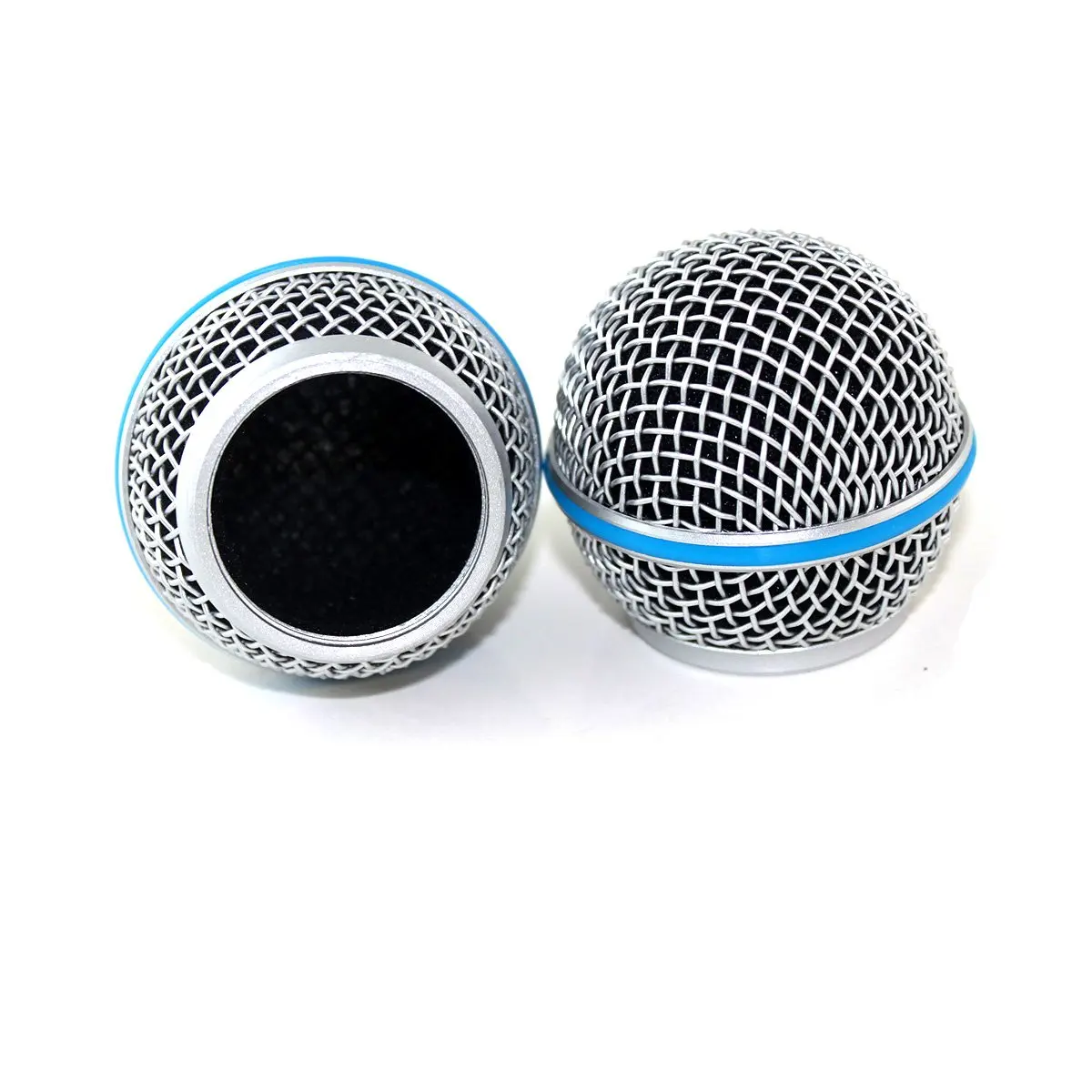 2pcs Microphone Grill Mic Grille Ball type for fit Beta SM 58 A Beta58A SM 58 Ball Head Mesh Free shipping