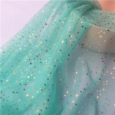 Baby clothes DIY doll cloth star mesh fabric puff skirt baby bed circumference Handmade | Дом и сад