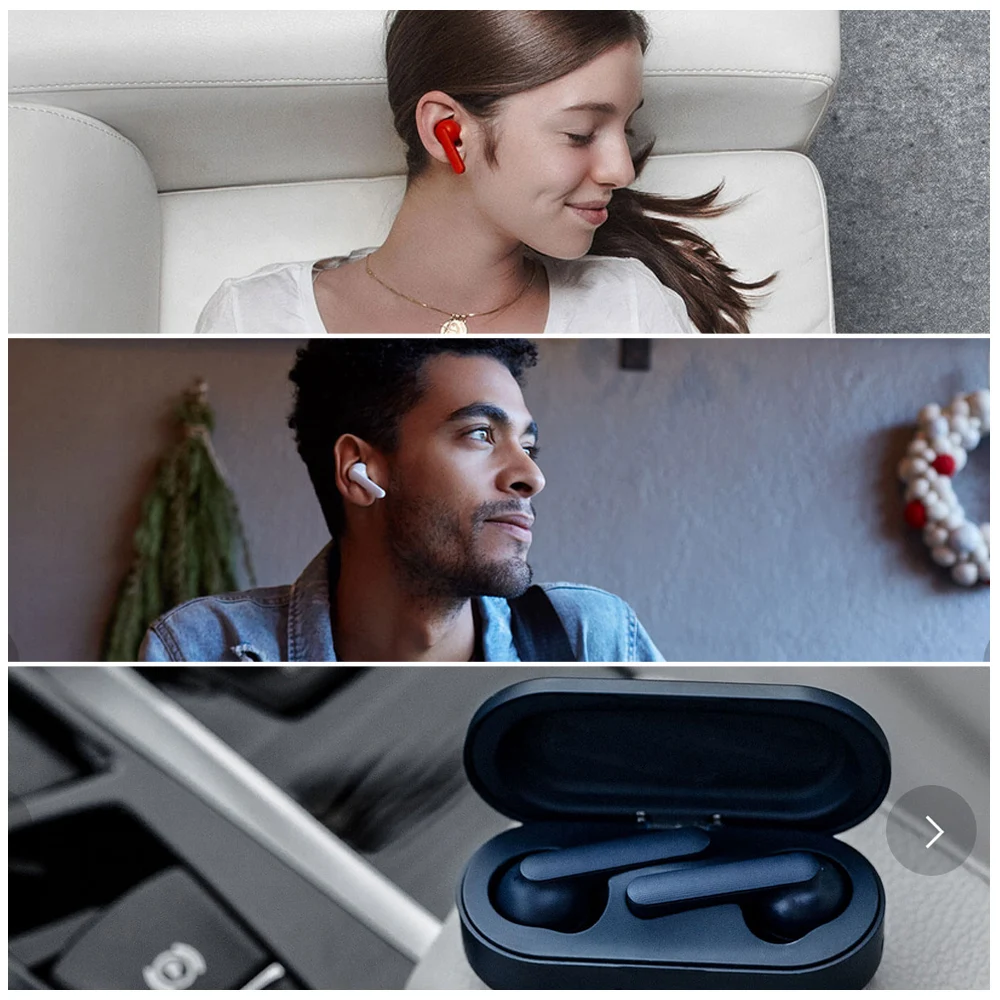 TicPods Free True беспроводные наушники TWS наушники беспроводные BT наушник с микрофоном помощник шумоизоляция IPX5 Водонепроницаемый с микрофоном
