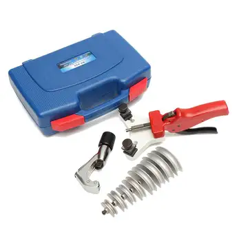 

Copper Pipe Bending Machine Copper Pipe Bending Machine Manual Multifunctional Copper Pipe Bending Tool Kit W/ Tube Cutter
