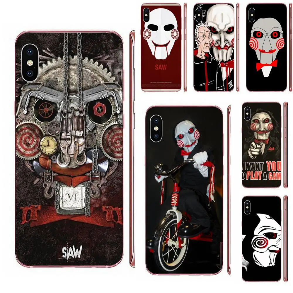 Soft Luxury For Huawei Honor Mate 7 7A 8 9 10 20 V8 V9 V10 V30 P40 G Lite Play Mini Pro P Smart Horror Saw Mask Man Terrible | Мобильные