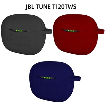 

New Anti-fall Silicone Earphone Case Protective Cover Shell for JBL Tune T120 TWS Wireless Bluetooth Earphones Accessories