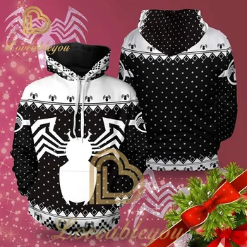 

Spiderman Cosplay Hoodie The Avengers 3D Hoody Sweatshirt Marvel Venom Cosplay Costumes Tops