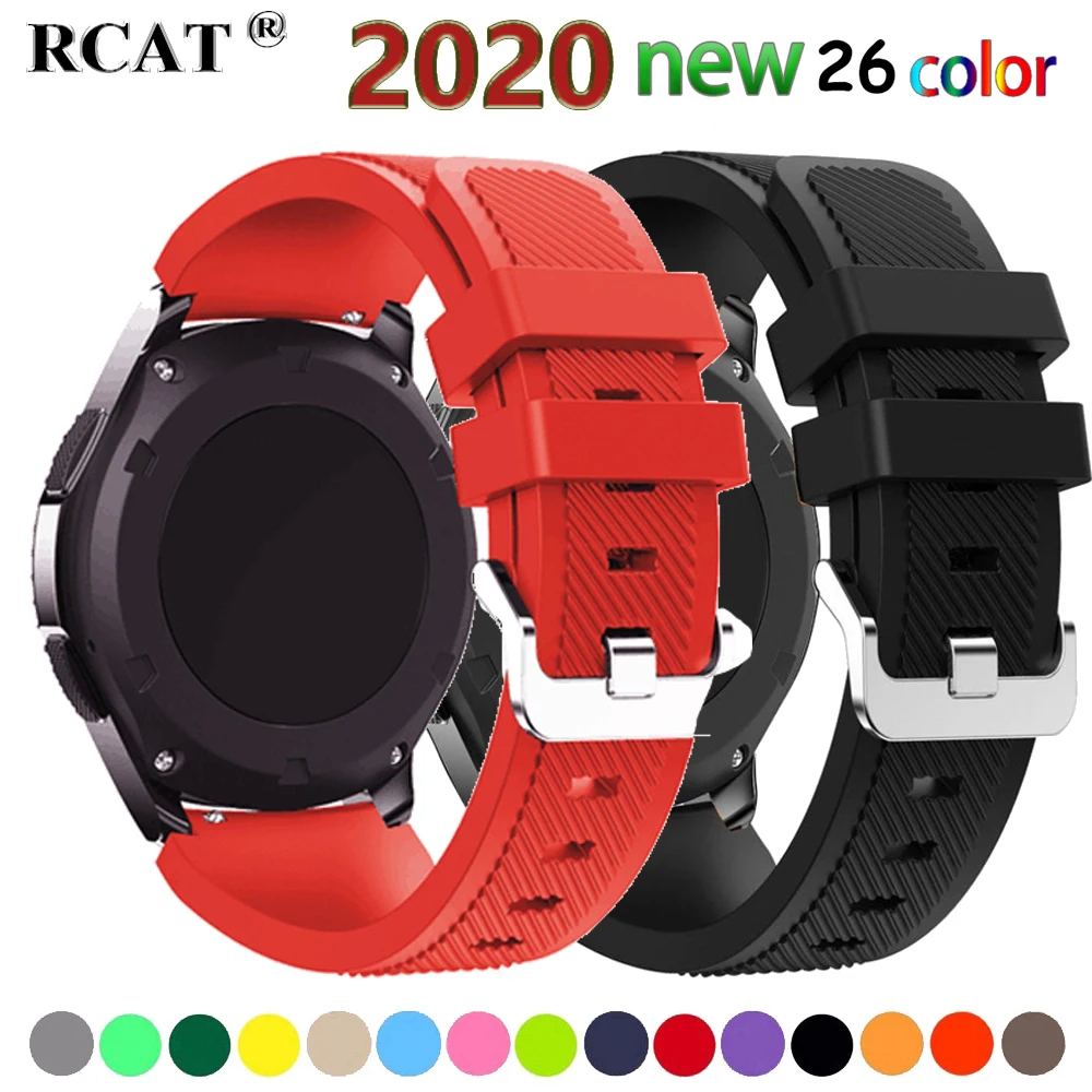 Ремешок для Samsung Galaxy watch 3 45 мм/41 мм/active 2 gear S3 Frontier/huawei gt 2e/2/amazfit bip/gts браслет часов 20/22