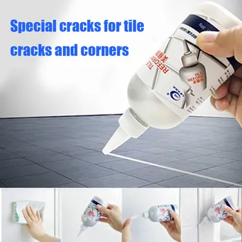 

Tile Paste Adhesive Tube 280ml Grout Pen Restore the Look of Tile Grout Lines P666