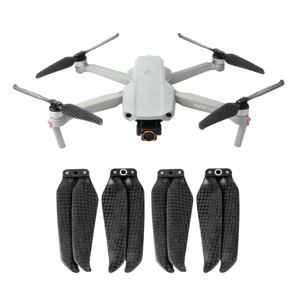 Carbon Fiber Propeller for DJI Mavic Air 2 Quick Release Blades Spare Props Low Noise with Screws Parts | Электроника