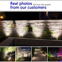 Outdoor 12W LED spotlights landscape Lighting 220V Warm white Cold white RGB Remote Wall light IP66 High quality 2