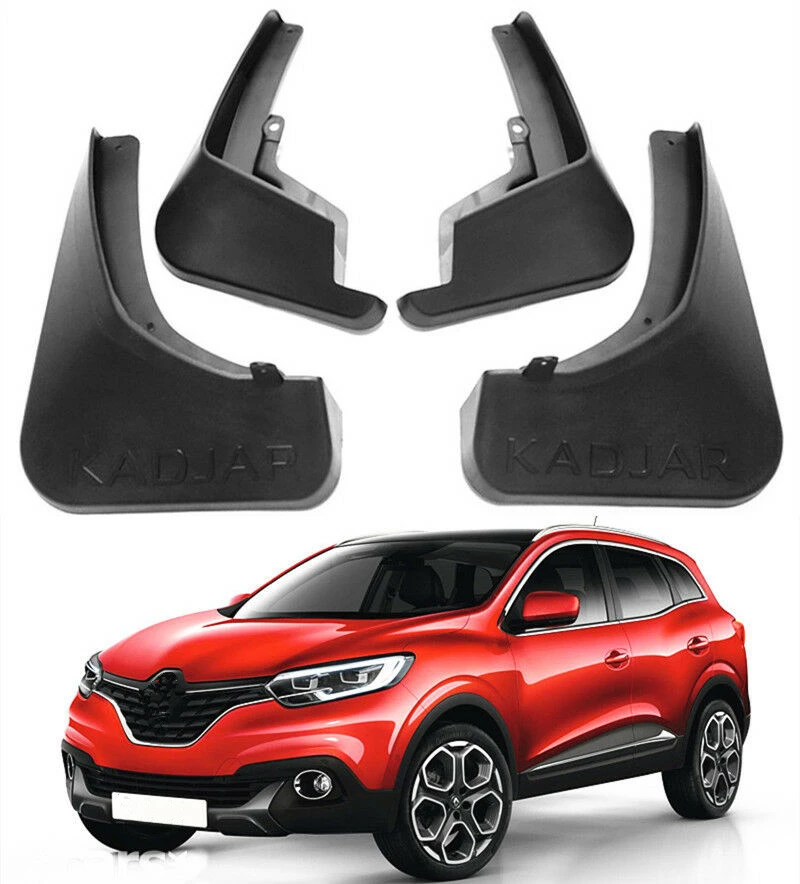 Украшение автомобиля спереди и сзади брызговики подходит для- Renault KADJAR 4 шт./компл