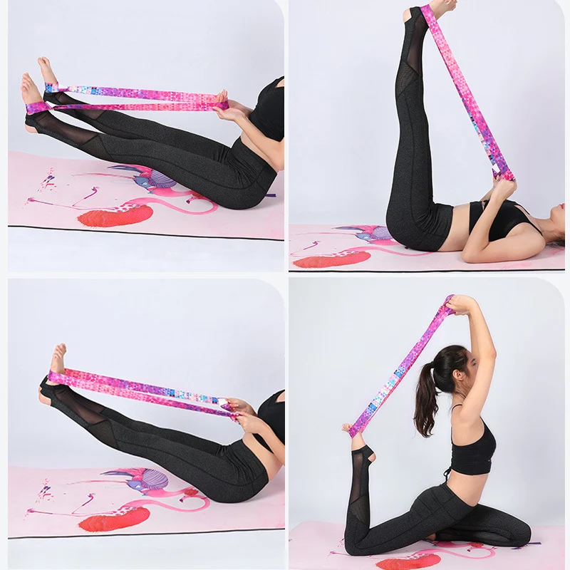 Коврик для йоги, ремень для переноски, регулируемый плечевой ремень для коврик для йоги, слинг для пилатеса, упражнений, фитнеса, SAL99