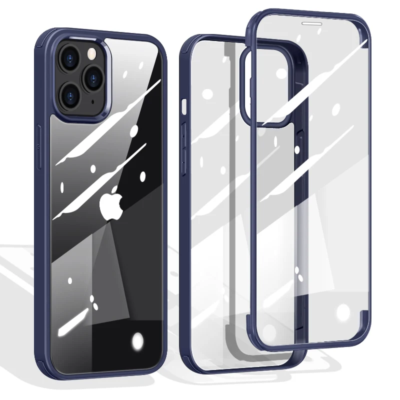 Silicone Bumper Case For Iphone 13 Pro Max Mini Case 360 Full