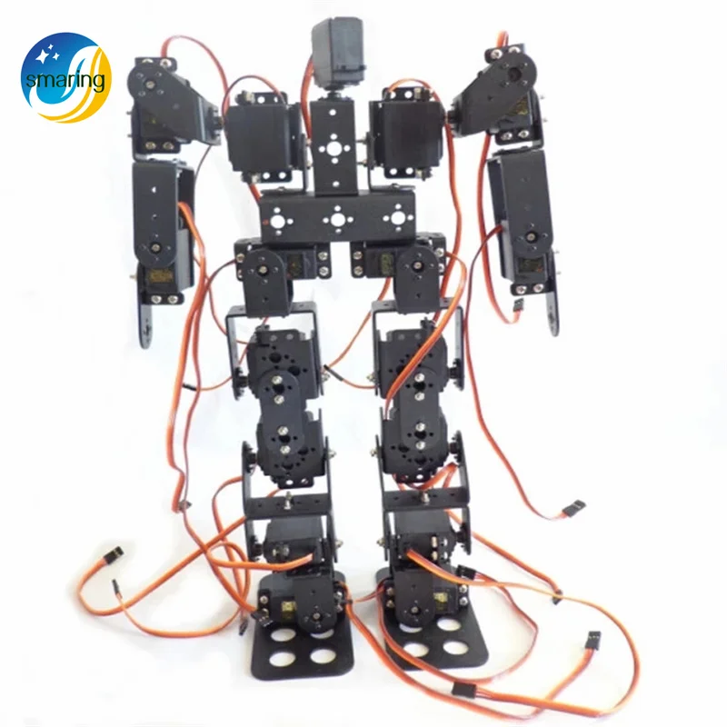 

17 DOF Humanoid Biped Walking Robot Aluminum Alloy Bracket High Torque Servo For DIY Robot,Demo,Programming,Teaching RC Toy