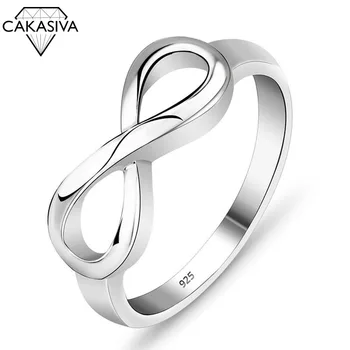 

Fashionable and Simple 925 Silver 8-character Ring Engagement Wedding Gifts Wholesale Jewelry