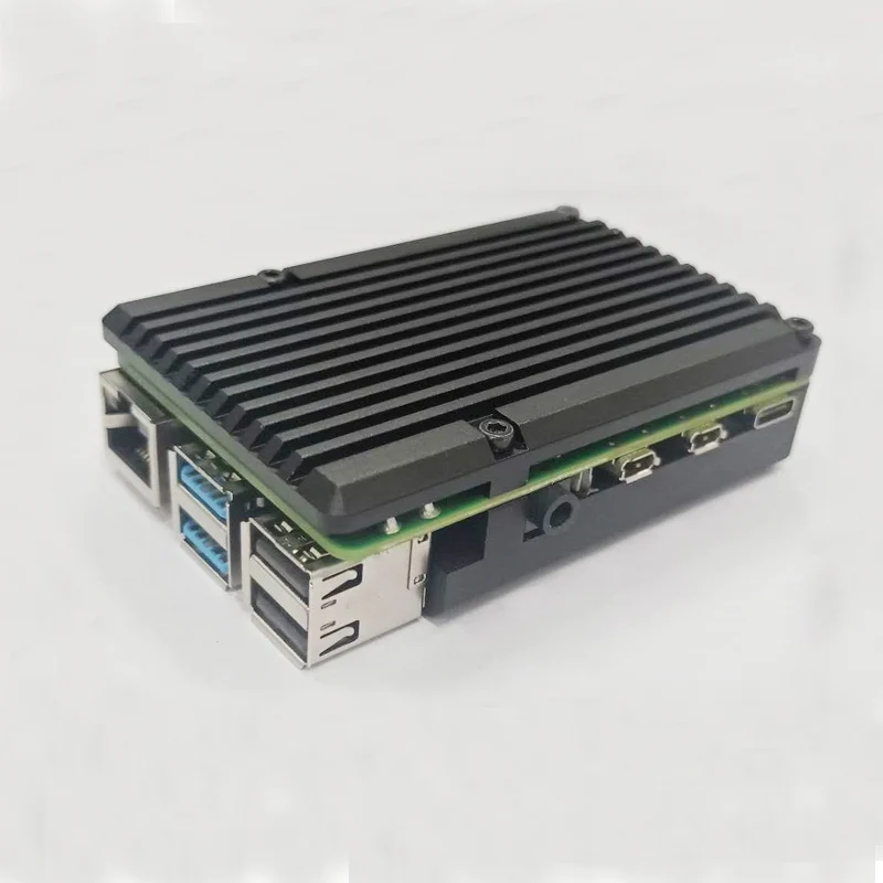Новая мода подходит для Raspberry Pi 4 Металлический корпус защитный корпус чехол