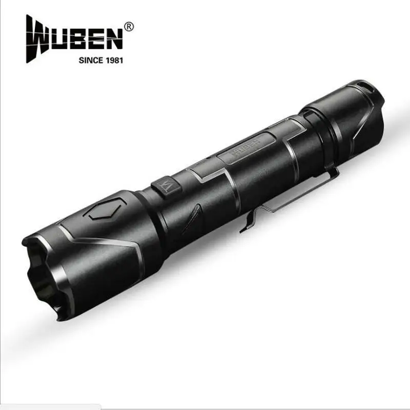 

Wuben Business This Black Vulture I333 Tactical Power Torch Iron Man USB Direct Charging Hiking Household Self-driving Travel