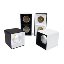 2 шт. светодиодный квадратный открытый светильник для коридора, коридора, перекрестный светильник, двуглавый потолочный светильник с решеткой, лампа-воронка