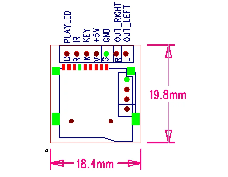 M2801002 без потери WAV декодер доска MP3 декодер доска mp3 декодер модуль декодирования