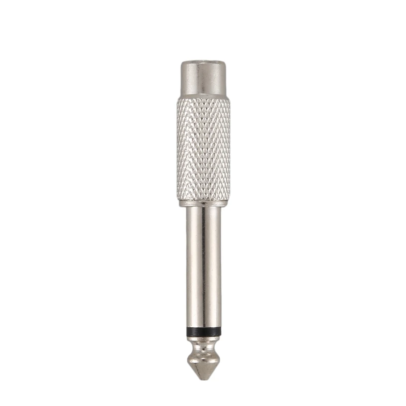 ABKT-6.3mm 0,6 см моно Мужской Разъем для RCA Женский Джек аудио адаптер 6 шт