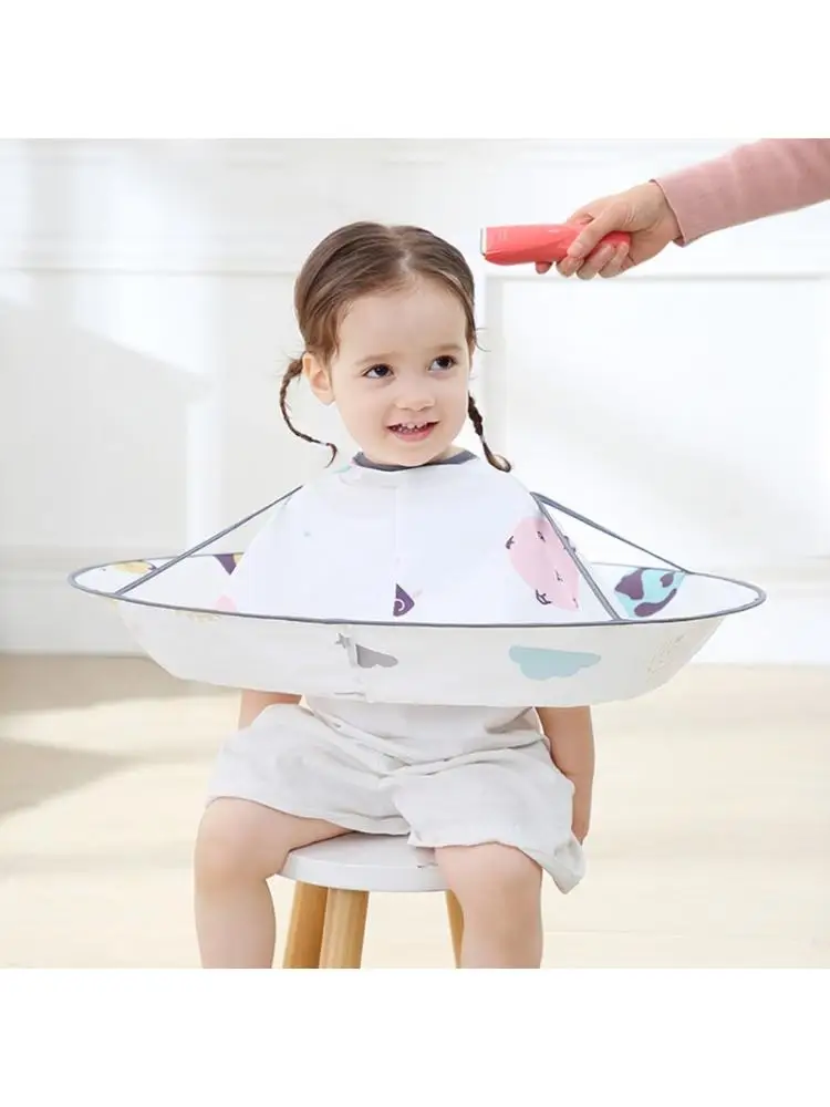 Kids Children Hair Cutting Cape Haircut Gown Cloth Hairdresser Apron Cloak Cloth