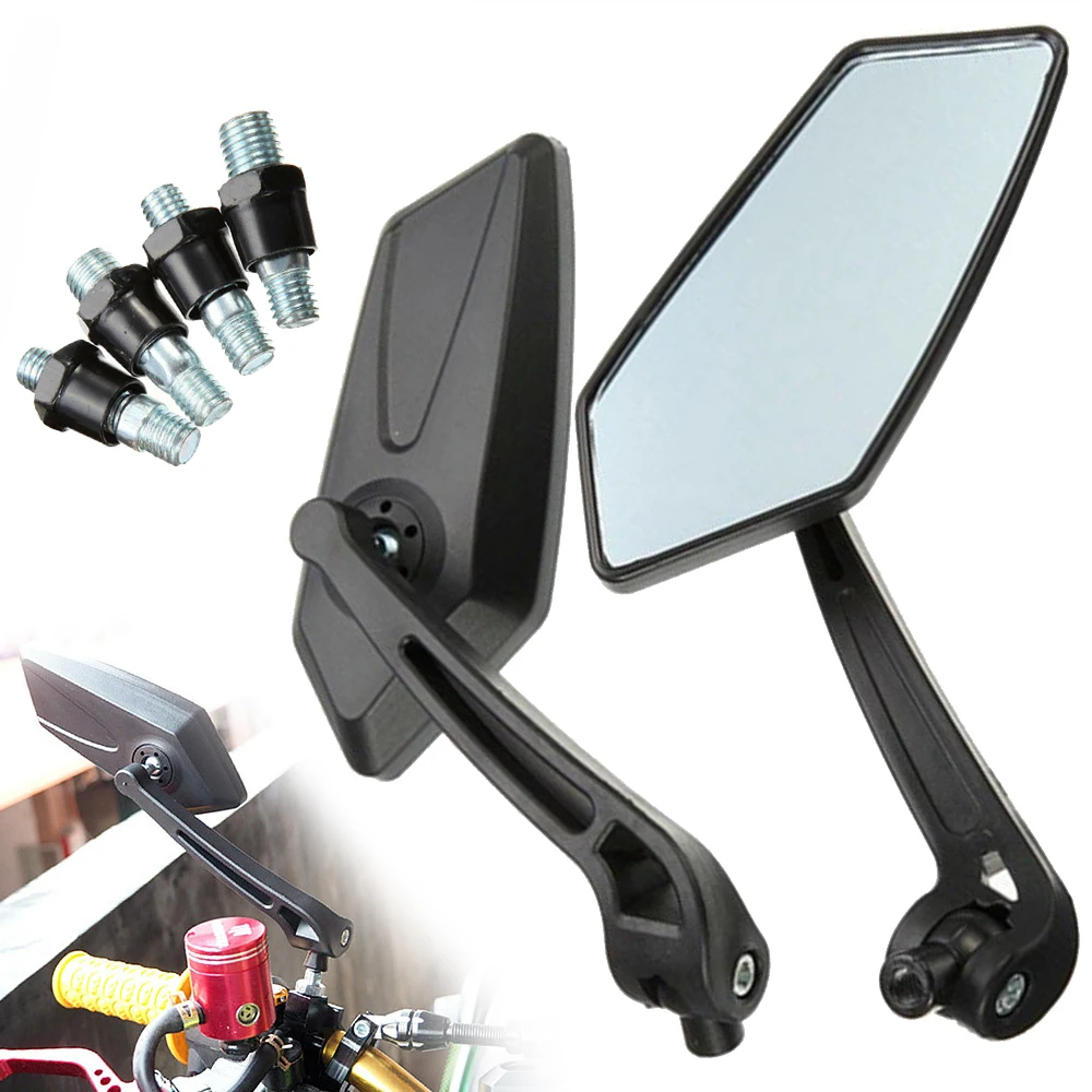 

New Arrival 1 Pair Rearview Mirror Universal Mirrors for Motorcycle Car ATV Quad Scooter M8/M10