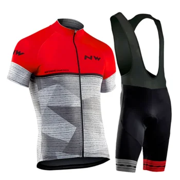 

NW 2019 Pro Cycling Clothing Cycling Sets Bike Uniform Summer Mans Cycling Jersey Set Road Bike Bicycle Jerseys MTB Bike Wear