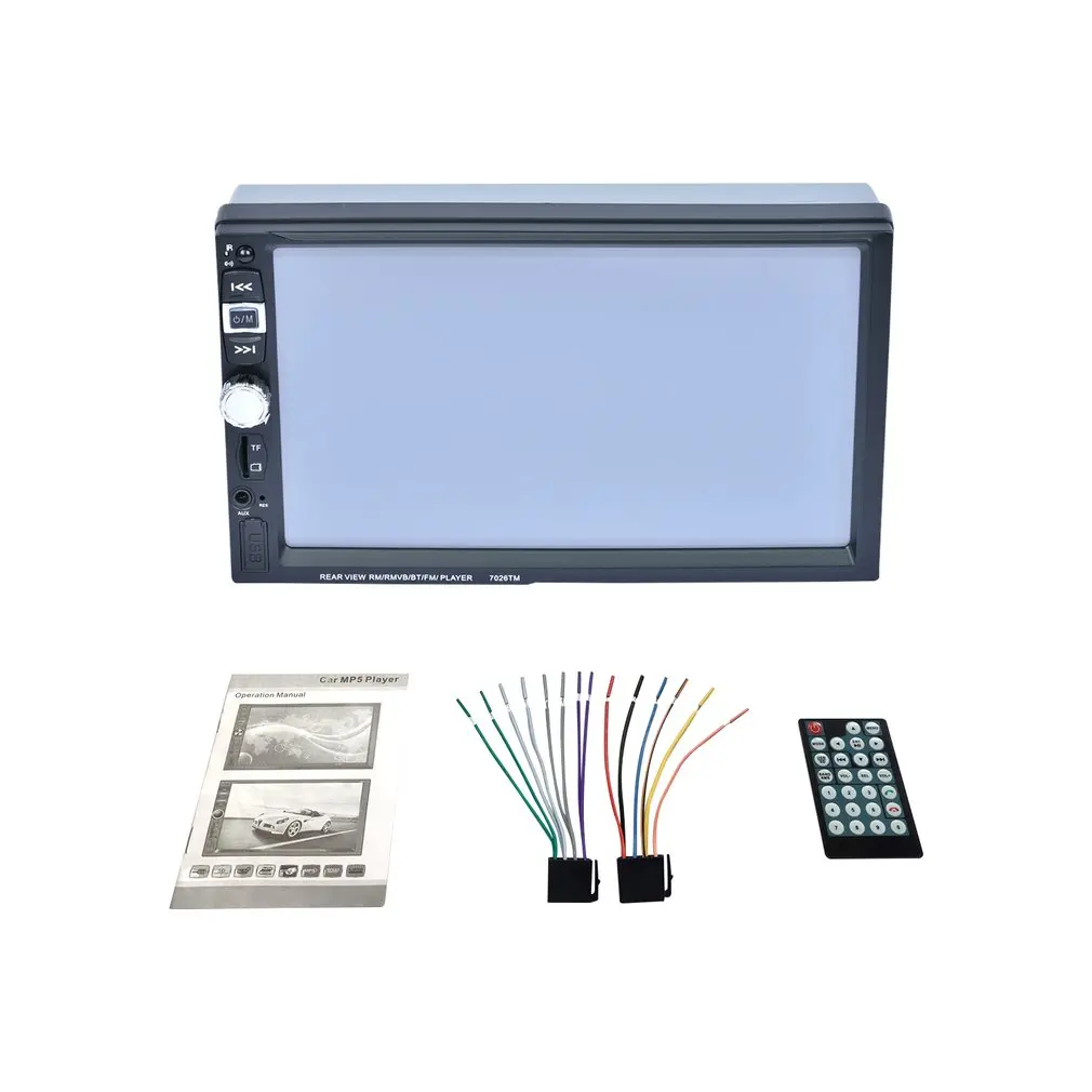 

7 Inch High Definition Car Radio MP5 Player Touch Screen Phone Link Smart Phone Stereo Radio MP4 Player