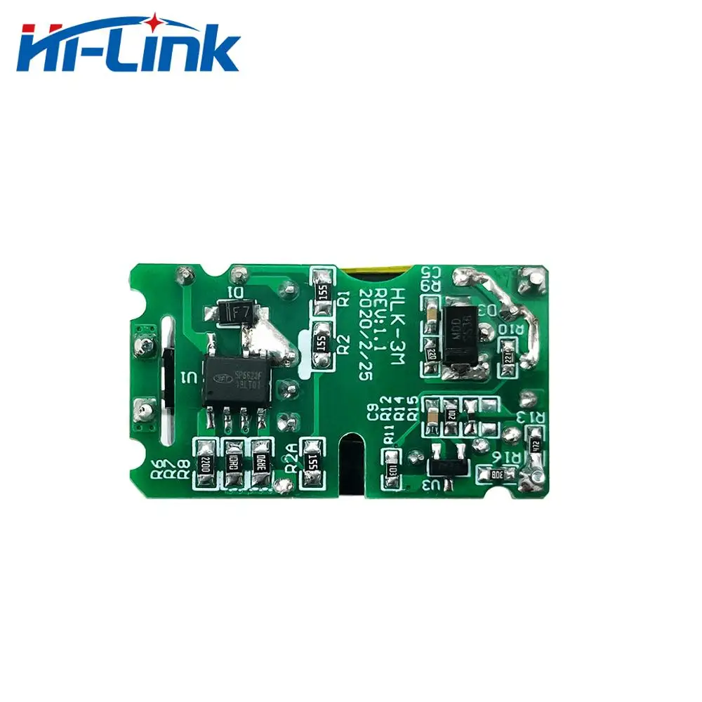 AC DC PCB 회로 기판 전원 공급 장치 모듈, 220V 3W, 5V, 600mA, 50 개, 무료 배송