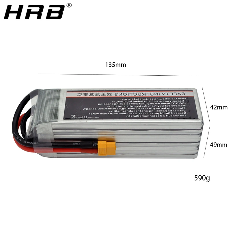 HRB 22,2 V 4000mah Lipo 6S батарея XT60 Deans T XT90 EC5 TRX для мультикоптера квадрокоптера гоночный самолет Багги автомобили грузовик RC запчасти