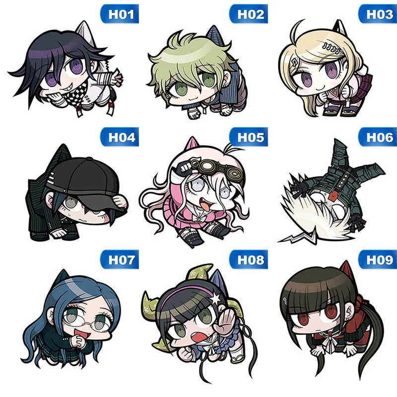 Аниме игра Danganronpa V3 мультфильм брелок Рисунок акриловый двухсторонний прозрачный кулон лучший друг ювелирные изделия фанатов подарок