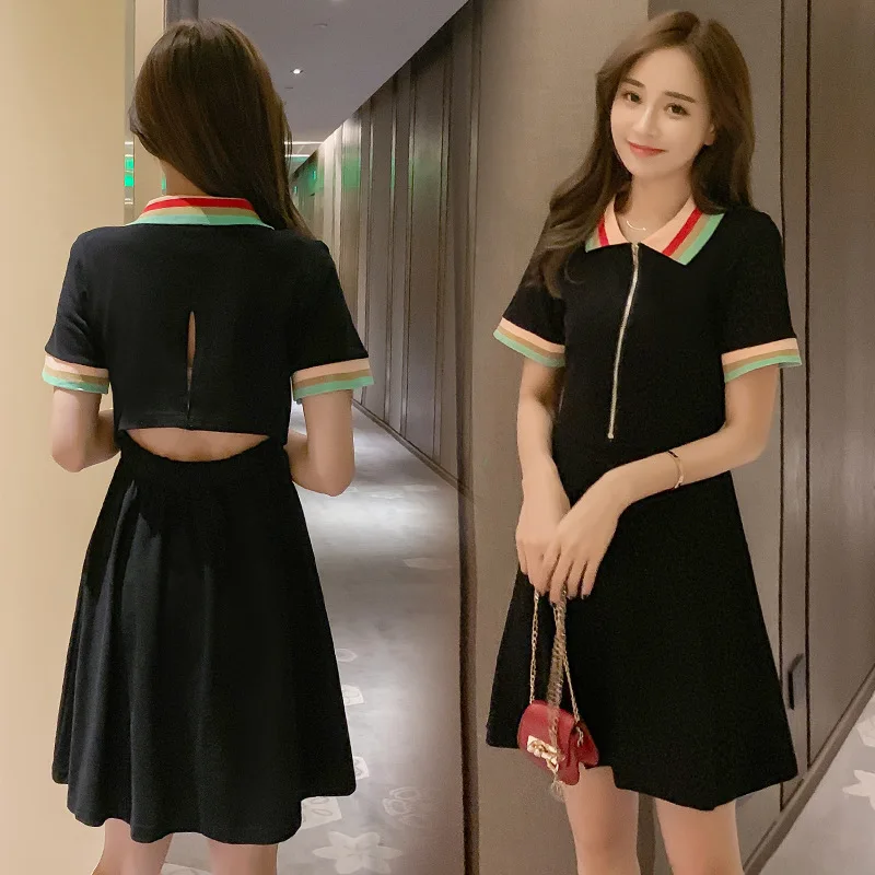

Pregnant Women Dress Summer Wear Fashion Loose And Plus-sized Mid-length Slimming Time of Childbirth Nursing Nursing Nursing Dre