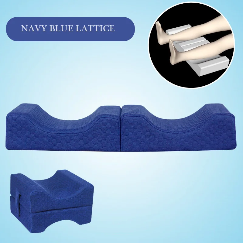 Navy blue Lattice Ортопедическая память медленный отскок наколенник для беременных женщин спящий на боку прищепка бедра подушка для боли в нижней части спины - Цвет: Navy blue Lattice