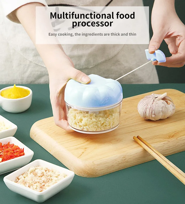 

Manual Chopper Meat Grinders Vegetables-Cutter Garlic-Press Food-Chopper Household Kitchen Hand-Pulling Mini Shredder Kitchen