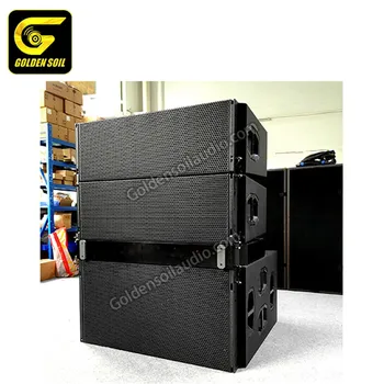 

Goldensoil audio J8 Jsub double 12 inch line array speaker passive speaker pa system