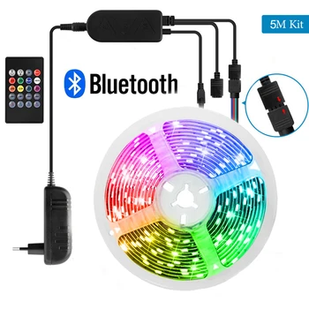 

Easeking LED Strip Light Bluetooth RGB 5M 10M 15M 20M Waterproof LED Lights Stripe Remote Control Ambilight RGB Tape LED Lights