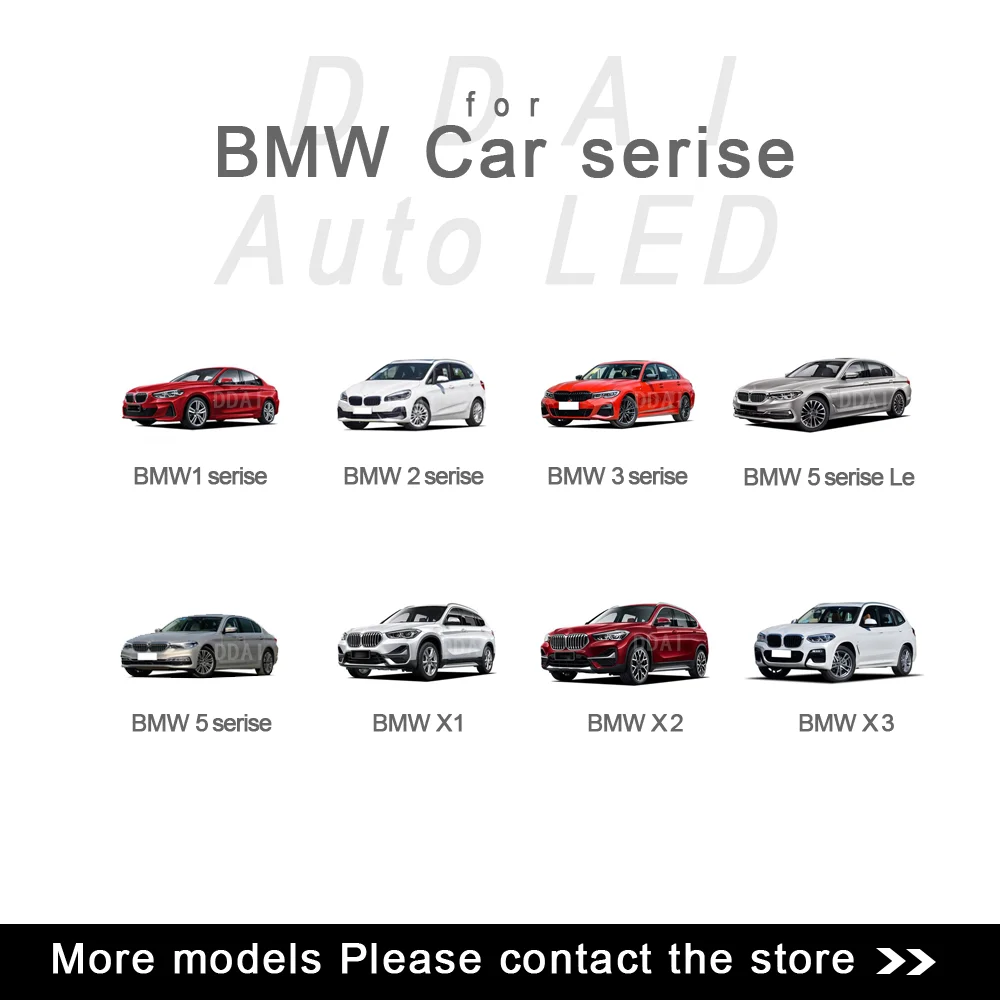 DDAI Супер Яркий H7 LED H4 Автомобильные фары для bmw e46 e80 e90 60 Вт 6500 к автомобильная лампа