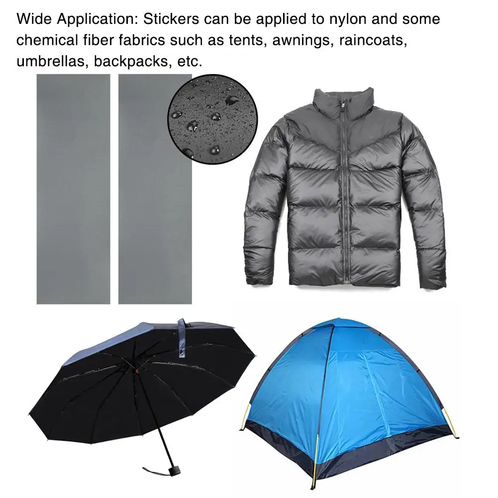 

Waterproof Transparent Self Adhesive Nylon Sticker Cloth Patches Outdoor Tent Jacket Swimming Ring Repair Tape Patch Accessories