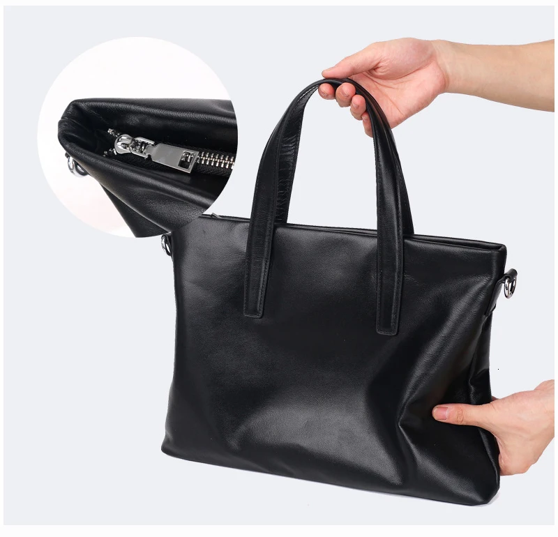 Бизнес Портфель папка Sac основной натуральная кожа портфель s Мужская сумка для ноутбука кожаная сумка чемодан Bolso Hombre Cartable