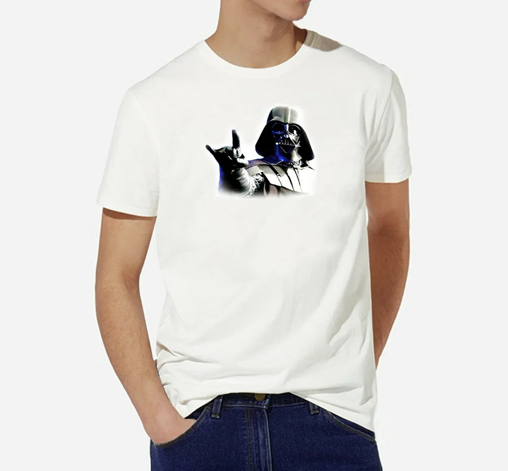 T-Shirt Star Wars Dark Vador Homme Coton Manche Courte Col Rond Maillot Original Trendy Streetwear Tee Shirt |