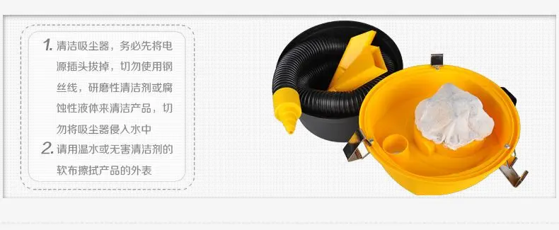 Car Cleaner New Style Car for Vacuum Cleaner Cylinder Hand-Held High-Power Wet And Dry Dual Purpose