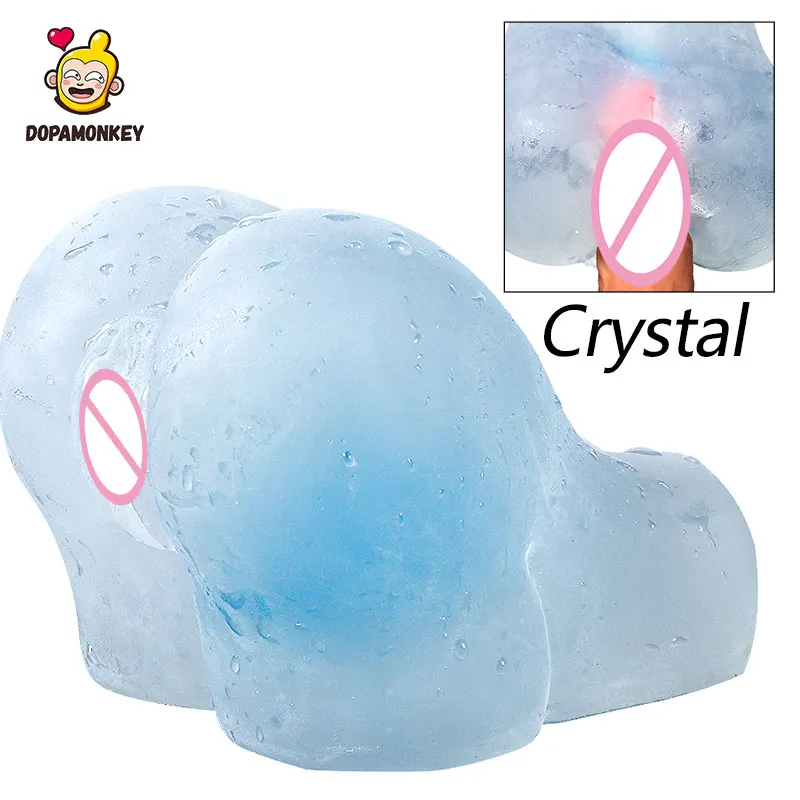 DOPAMONKEY Мужской мастурбатор прозрачная Вагина мягкая секс-игрушки для мужчин