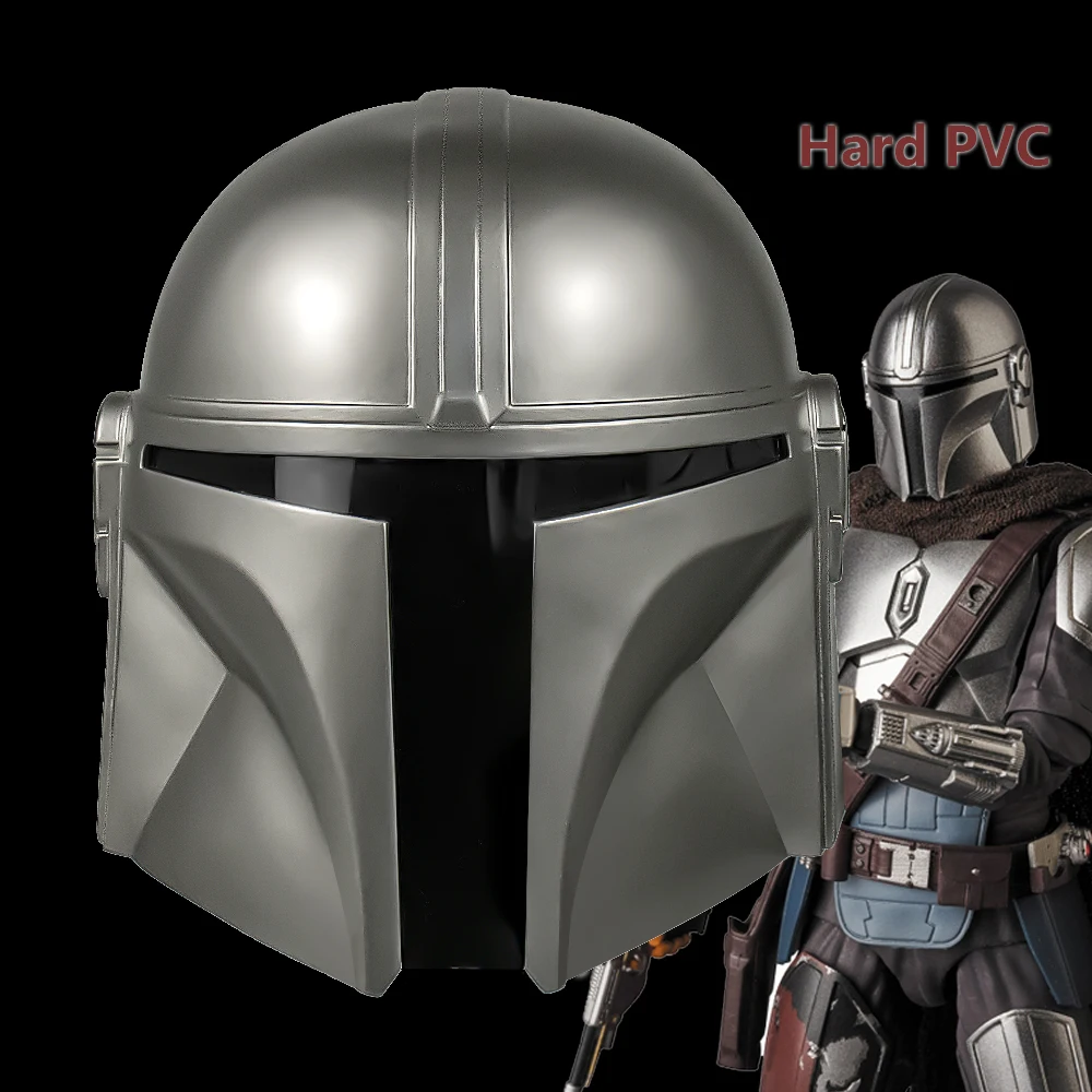 

Mandalorian Helmet Anime Mandalorian Beskar Costumes Accessories Cosplay Masques Hard PVC Halloween Party Props