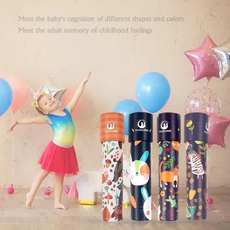 Classic Toys Kaleidoscope Rotating Magic Colorful World Toy For Children education Kids Puzzle Toy Gift Creativity Imagination