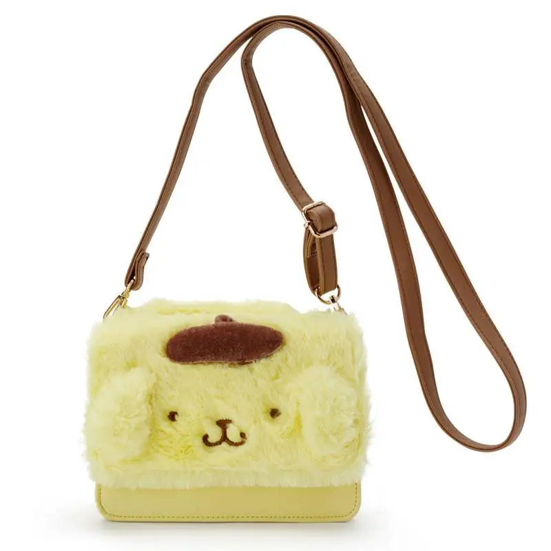 

Cartoon Creative yu gui gou Pudding Dog Cute Plush + Pu Head Type Shoulder Bag New Style