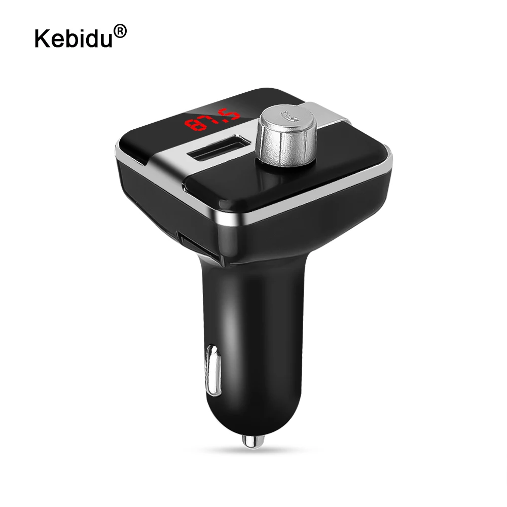 Двойной USB Зарядное устройство 2.1A MP3 плеер громкой связи Bluetooth FM передатчик